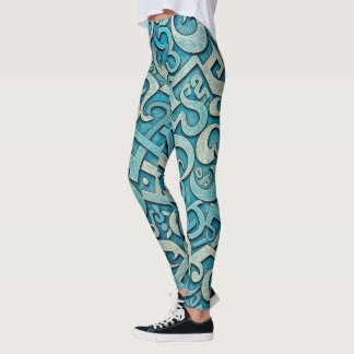 Leggings de designer à motif défaillant