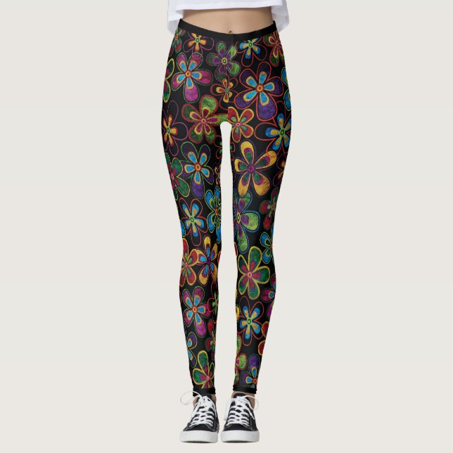 Leggings de designer à motifs cool (Devant)
