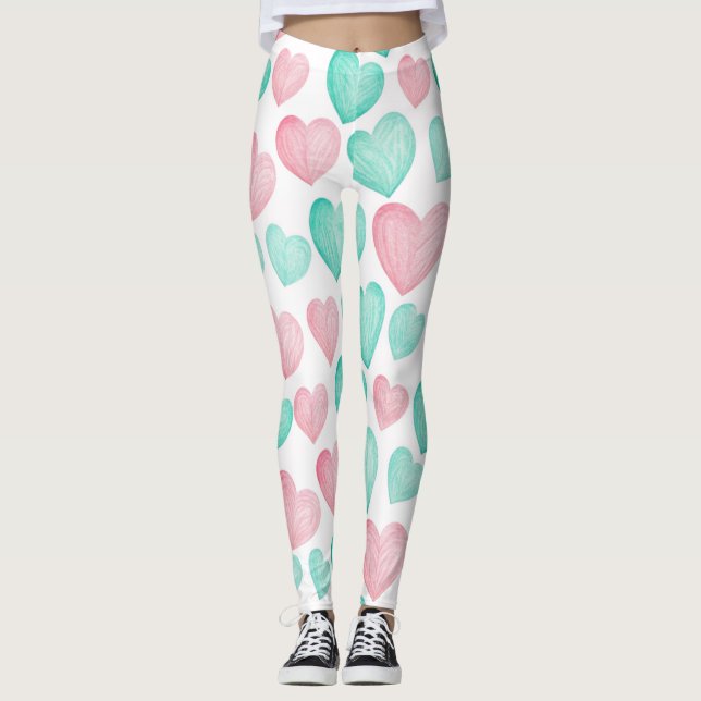 Leggings de designer avec un modèle de leggin défa (Devant)