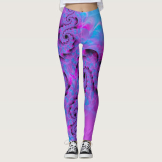 Leggings de dragon violet