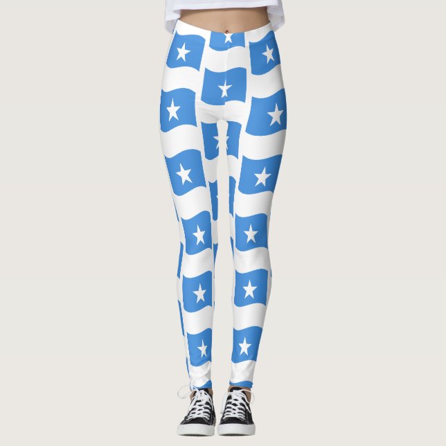 Leggings de drapeau d'été côtier somalien patrioti (Devant)
