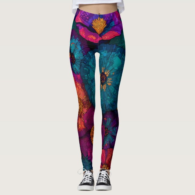 Leggings de femme taille haute élégants  (Devant)