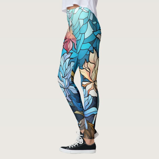 Leggings de fleurs de cristal - Jolie (Gauche)