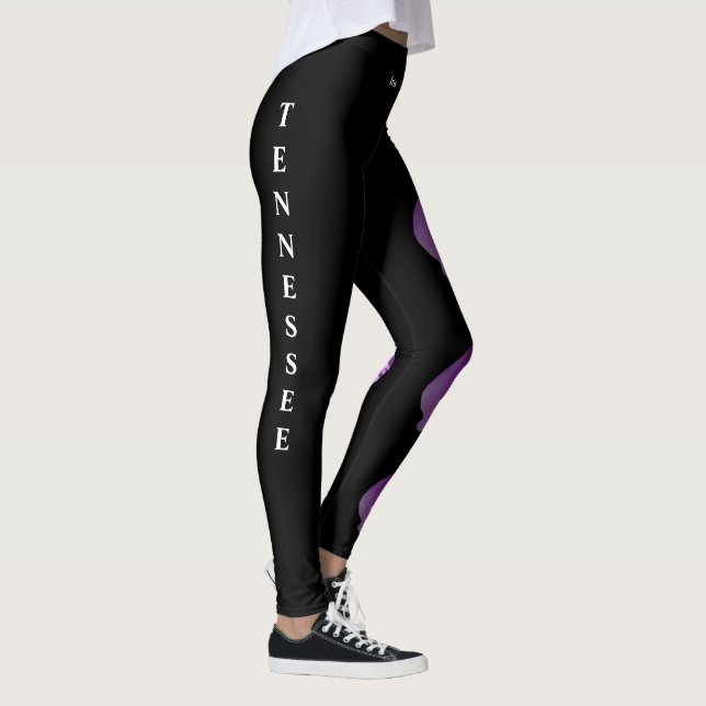 Leggings de fleurs d'état Iris dans le Tennessee n (Droite)