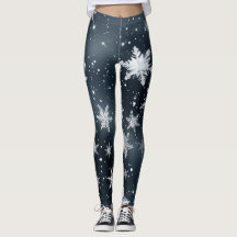 Leggings de flocon de neige