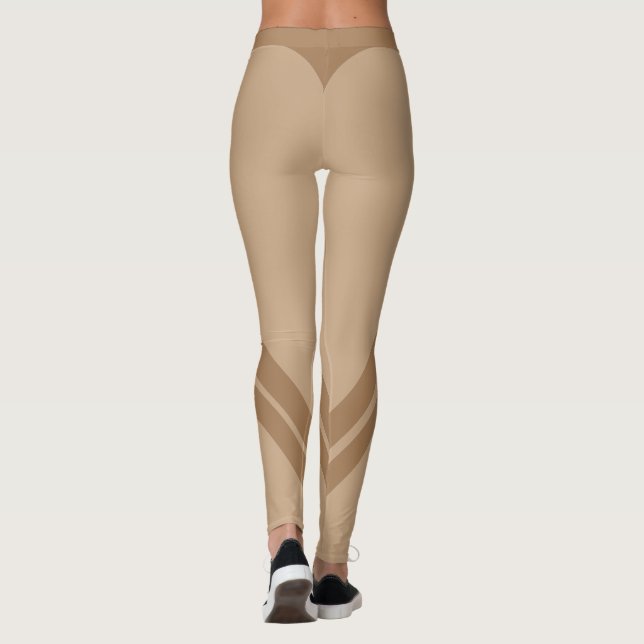 Leggings de forme de noeud Brown (Dos)