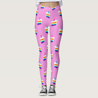 Leggings de gâteaux d'anniversaire
