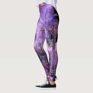 Leggings de guitare de musique rock