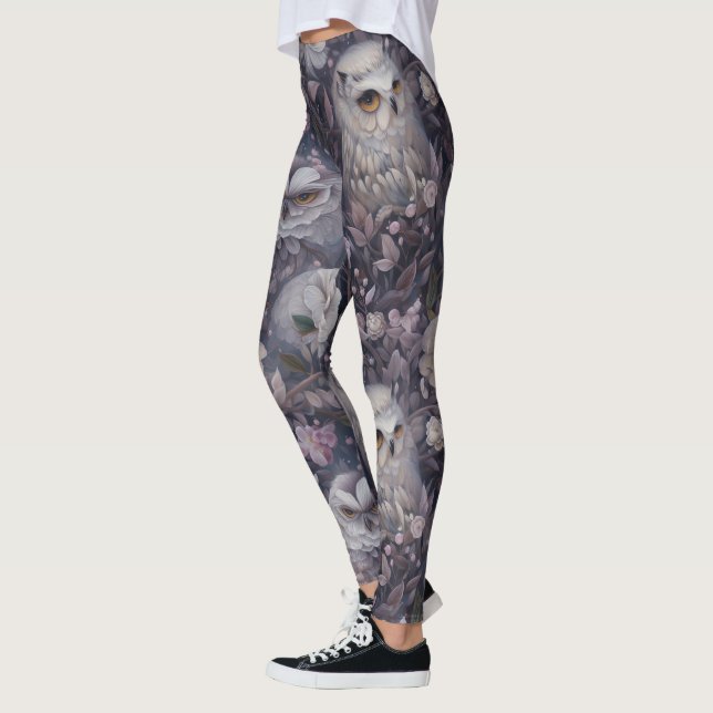 Leggings de la chouette de nuit - Jolie (Gauche)
