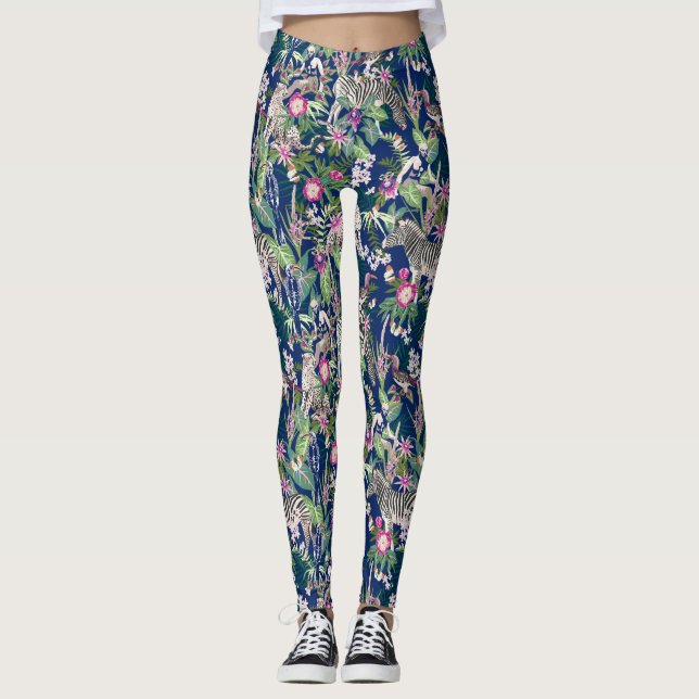 Leggings de la jungle animale (Devant)