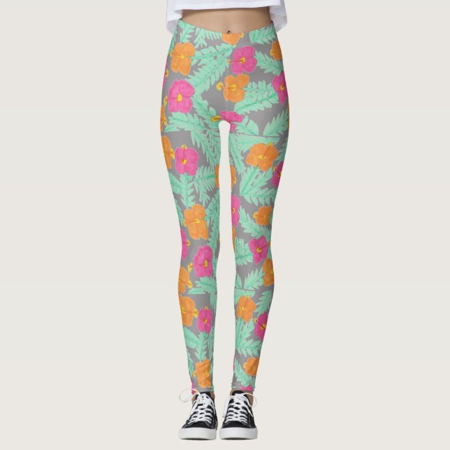 Leggings de la Jungle tropicale (Devant)