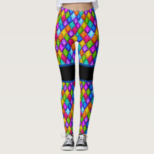 Leggings de la mode de la flûte de diamants