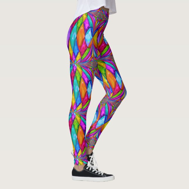 Leggings de la mode de la flûte de diamants (Droite)