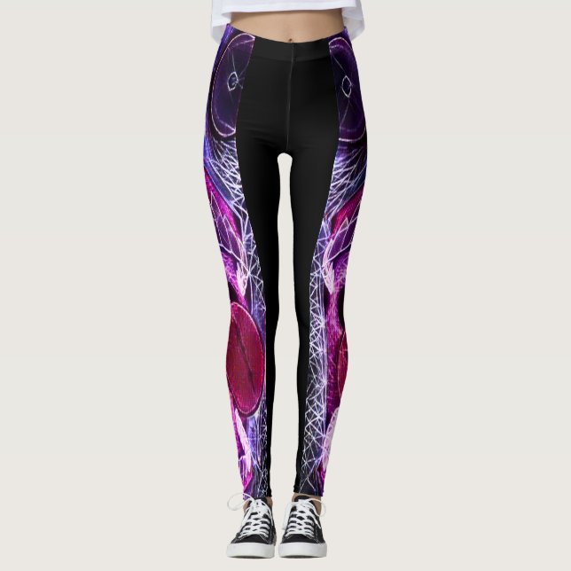 Leggings de la partie Rave Psychedelic (Devant)