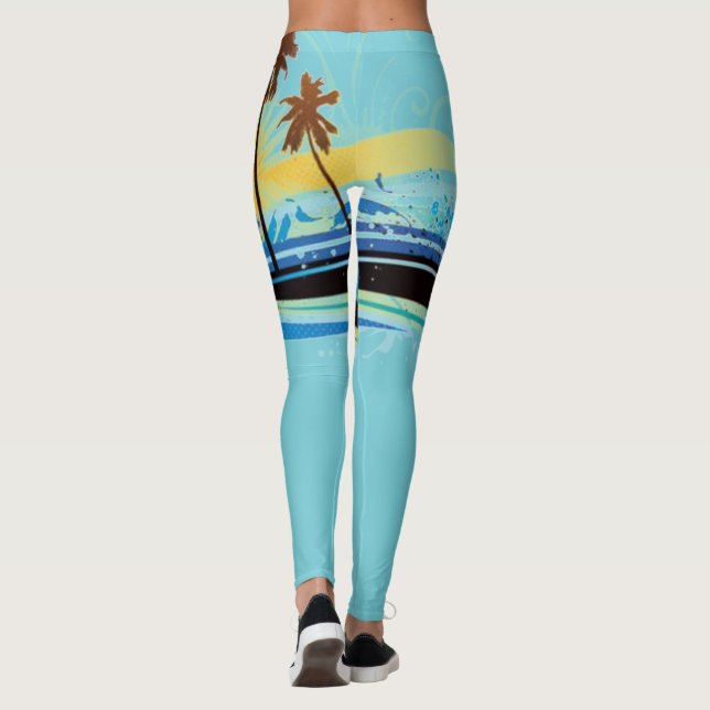 Leggings de la scène d'été (Dos)