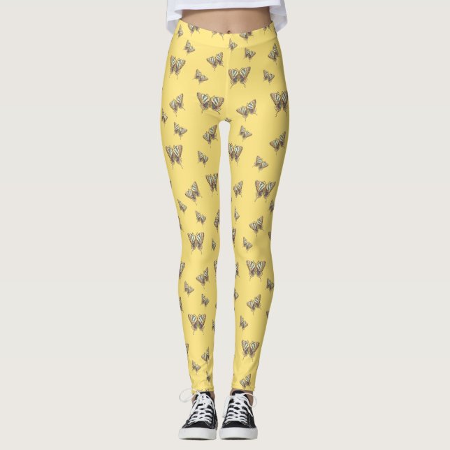 Leggings de l'aztèque Swallowtail (Devant)