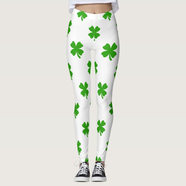 leggings de l'émoticônes de st patrick (Devant)