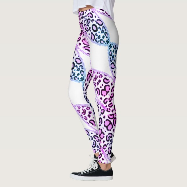 Leggings de leopardo en rosa (Gauche)