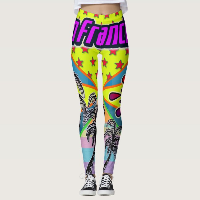 Leggings de liberté de San Francisco (Devant)