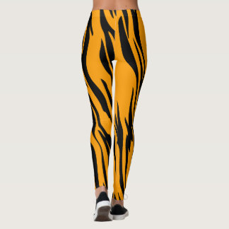 Leggings de lignes de tigres : Style et confort de