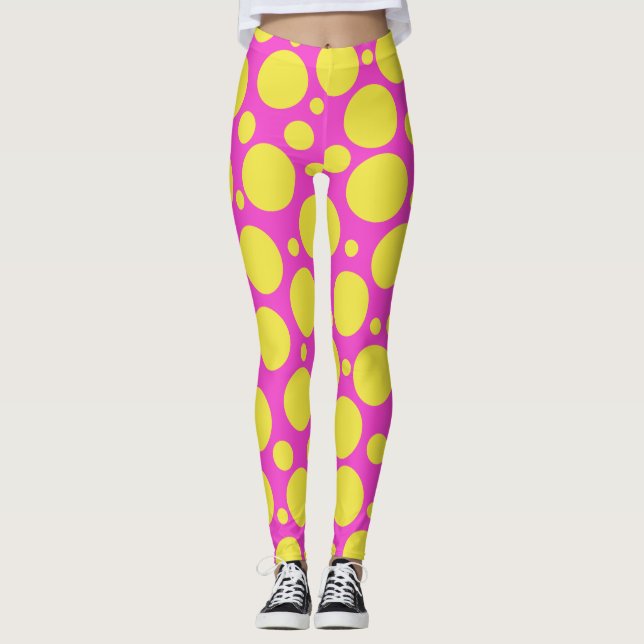 Leggings de limonade rose Pointe (Devant)
