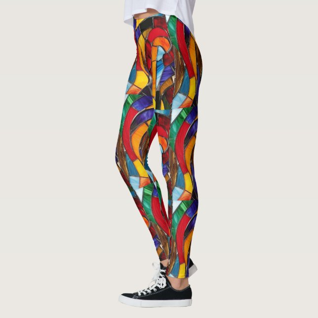 Leggings de mode en mosaïque de verre (Gauche)