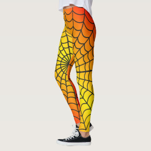 Leggings ~ de motif du feu de ~ de motif de toile