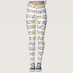 Leggings de Music Notes