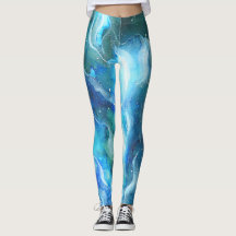 Leggings de Nébula Bleue