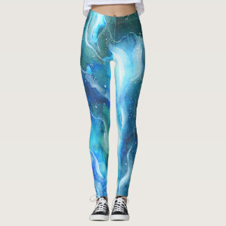 Leggings de Nébula Bleue