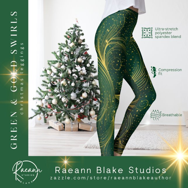 Leggings de Noël à motif festif (Créateur téléchargé)