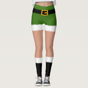 Leggings de Noël du costume d'elfe