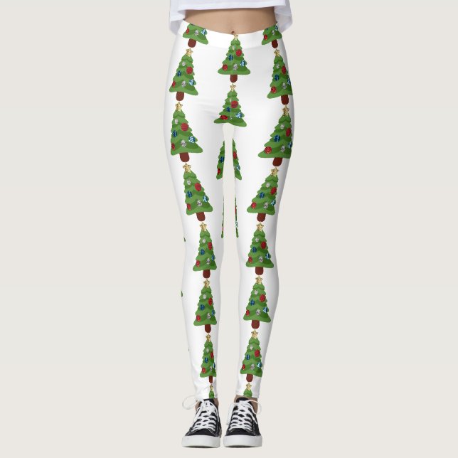 leggings de noël émoji (Devant)