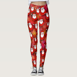 Leggings de Noël Père Noël