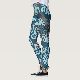 Leggings de papillon Abstrait