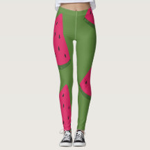 Leggings de pastèque d'olive élégant
