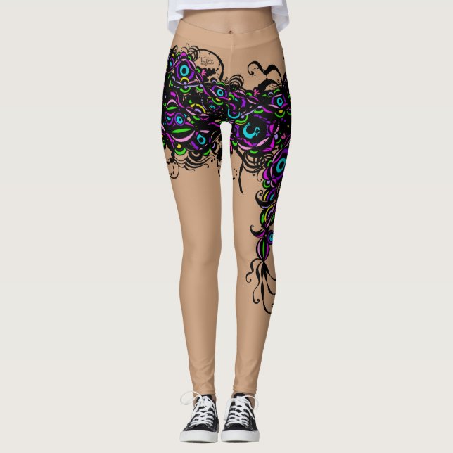 Leggings de peinture corporelle (Devant)