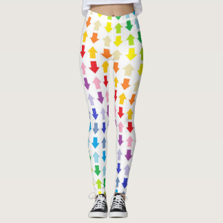 Leggings De plus larges flèches d'arc-en-ciel de spectre