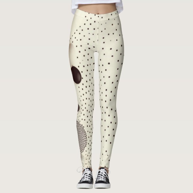 Leggings de points dalmatiens (Devant)