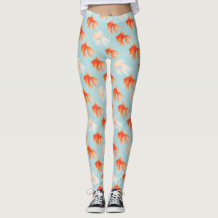 Leggings de poisson d'or
