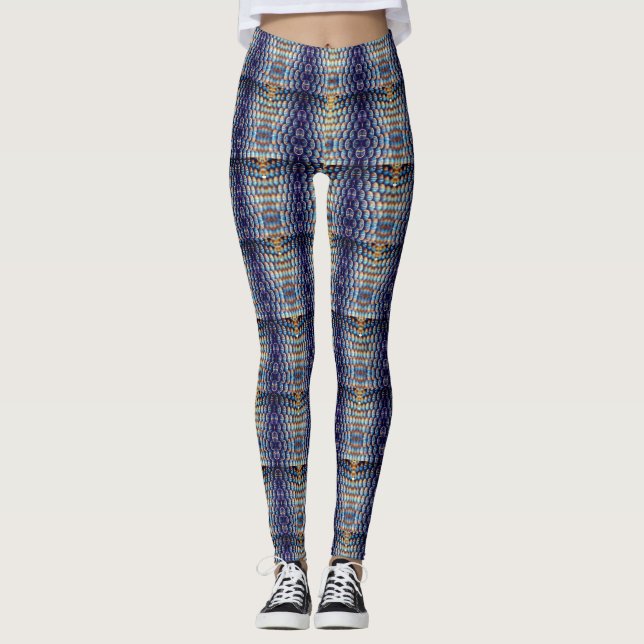 Leggings de ruches colorées (Devant)