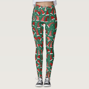 Leggings de Santa Hats