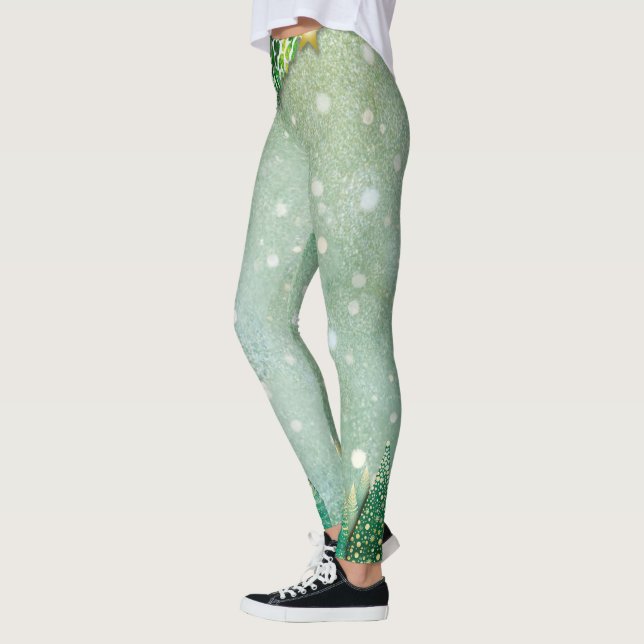 Leggings de sapin vert (Gauche)