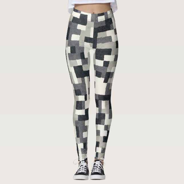 Leggings de style Camouflage Maze (Devant)