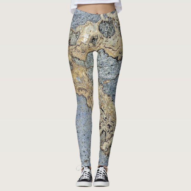 leggings de style marbre (Devant)