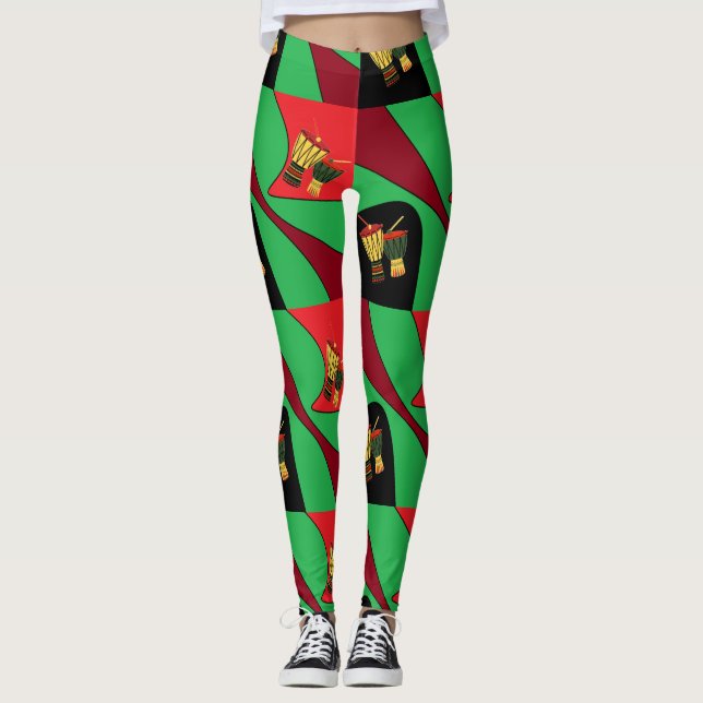 Leggings de tambours africains (Devant)