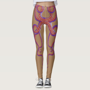 Leggings de tatouage d'octopus
