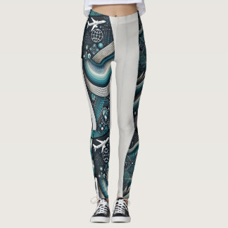 Leggings de technologies de voyage futuristes - Gl