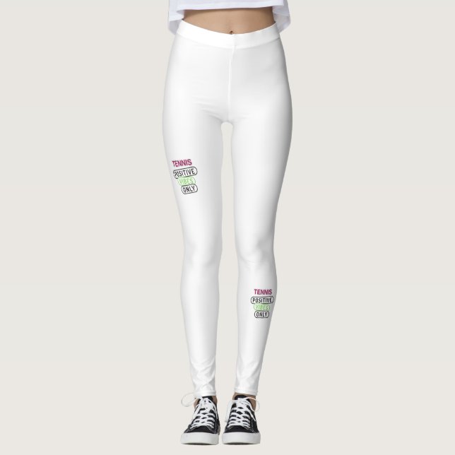 Leggings de Tennis Positive Vibes (Devant)