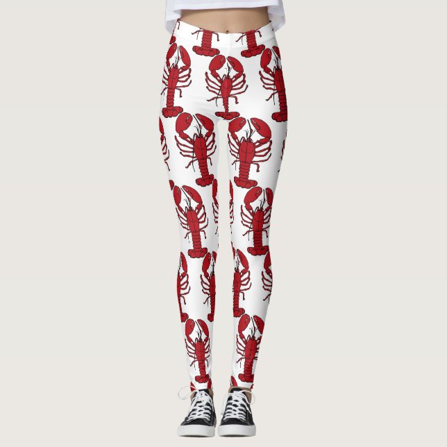 Leggings de Thunder-Cove de homard rouge du Maine (Devant)